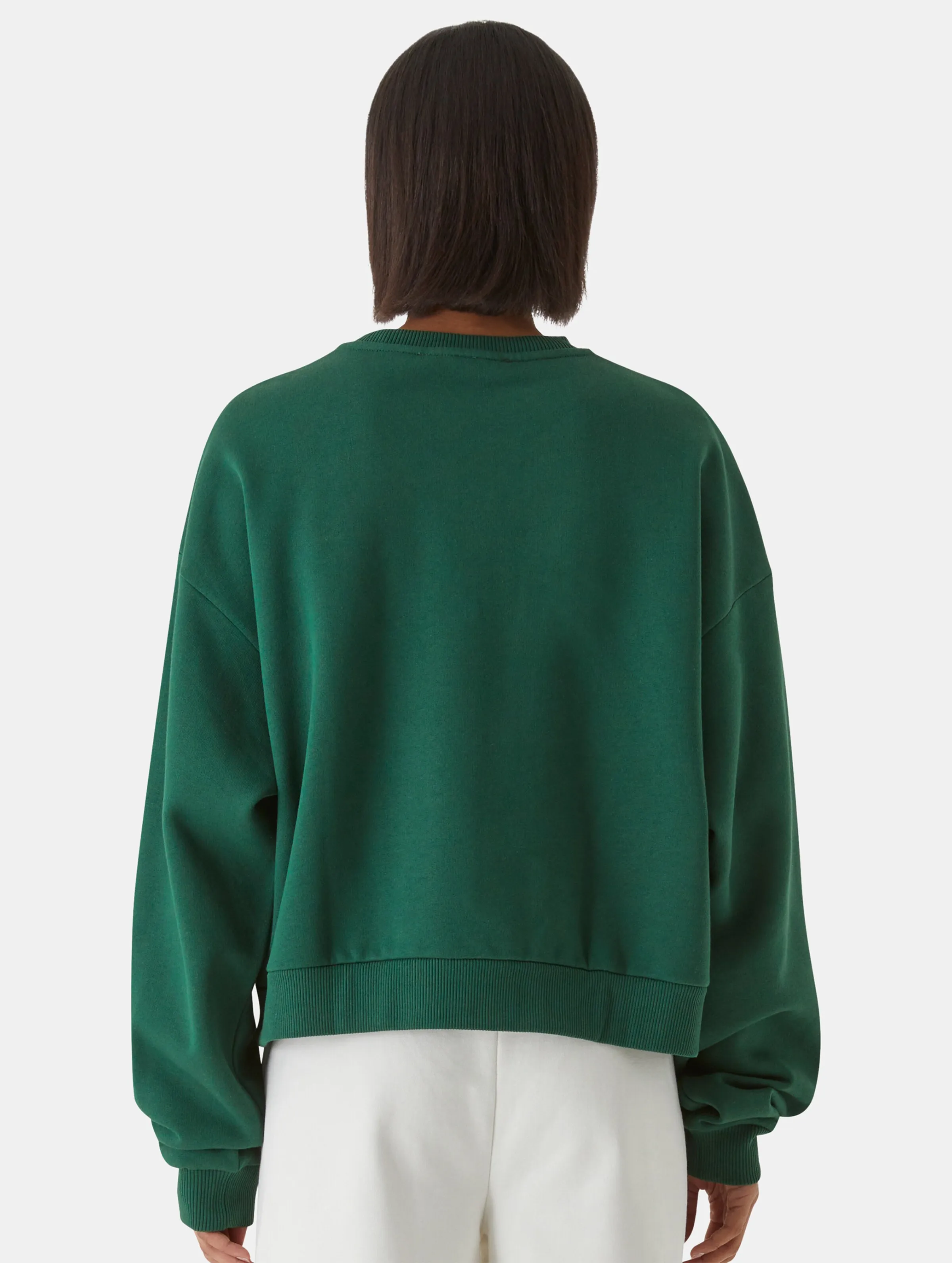 9N1M SENSE W-Essential Cropped Sweatshirt