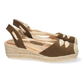Alpargatas de mujer con un poco de cuña, alpargatas de mujer, sandalias para mujeres, sandalias casi