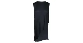 Autre Marque ZERO+MARIACORNEJO Vestido Asimétrico Azul Marino 