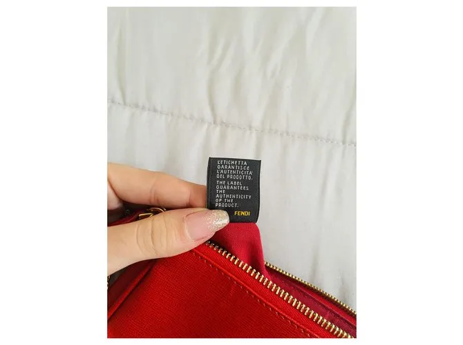 Baguette Lápiz fendi vitello elite Roja 