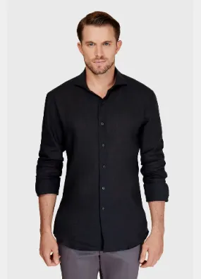 CAMISA NEGRA DE LINO