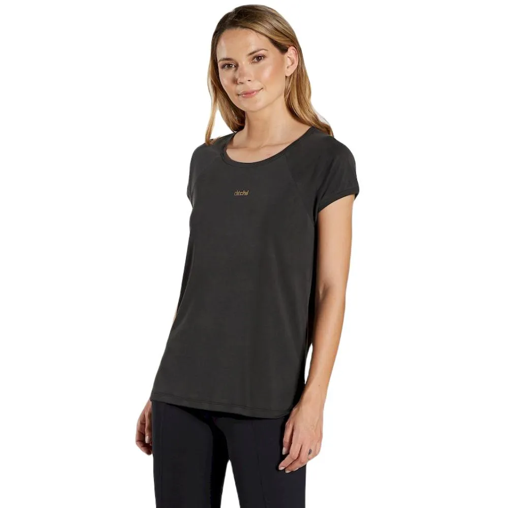 CAMISETA DITCHIL DELICATE MODAL NEGRO TEE T SHIRT  TS6020-900