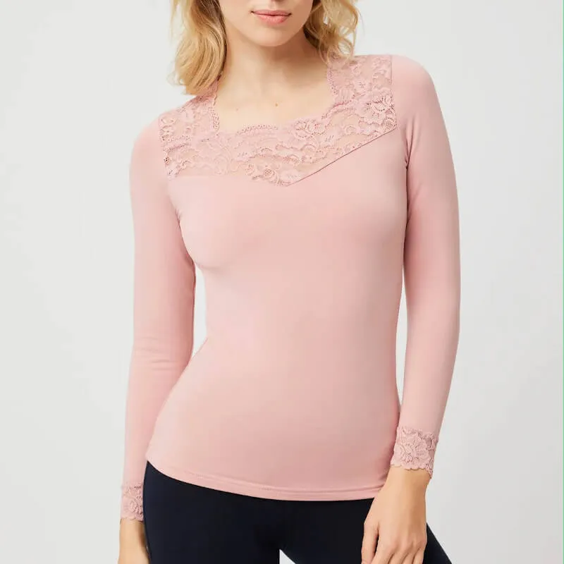 Camiseta térmica Ysabel Mora 70005 - Rosa/Cuarzo