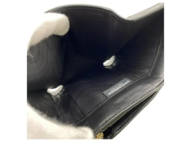 Cartera negra plegable Dolce & Gabbana Negro 