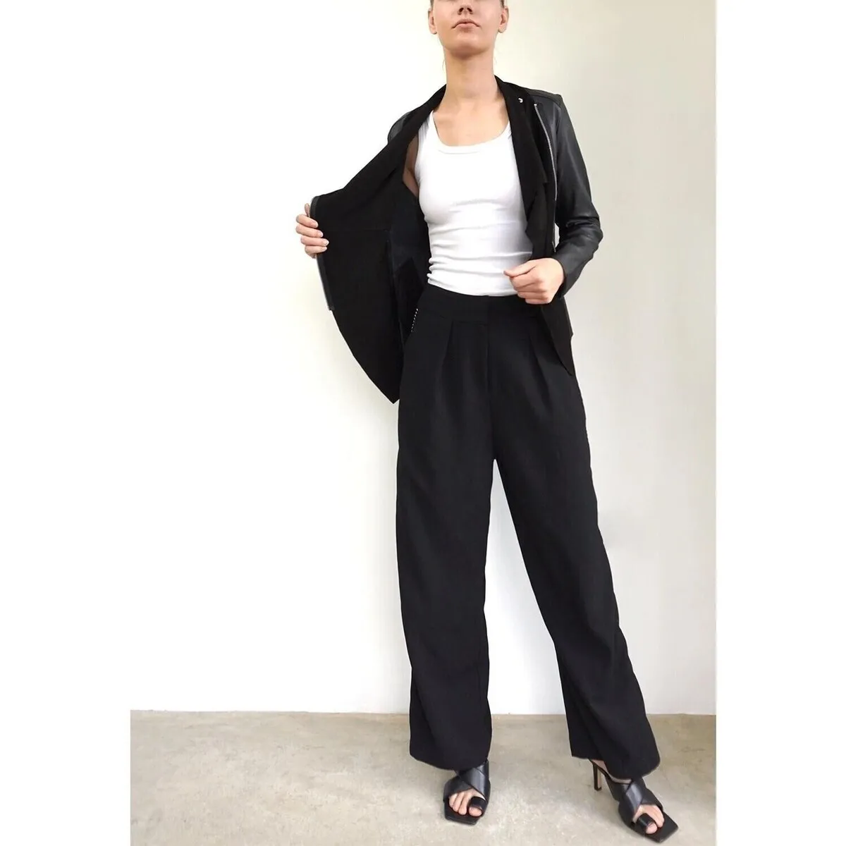 CAZADORA PEIEL MUJER  WIPDJ52 JET BLACK