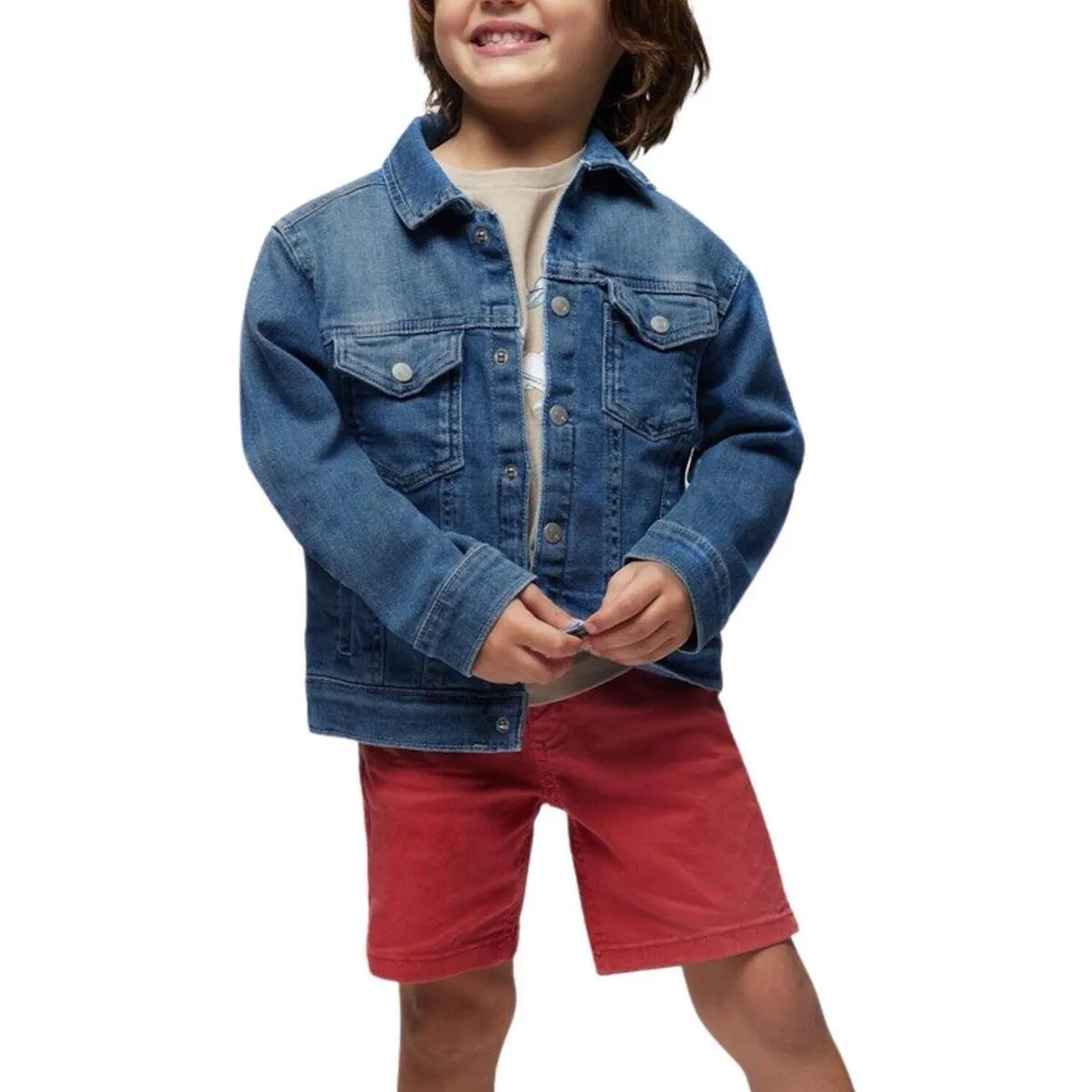 Cazadora trucker denim