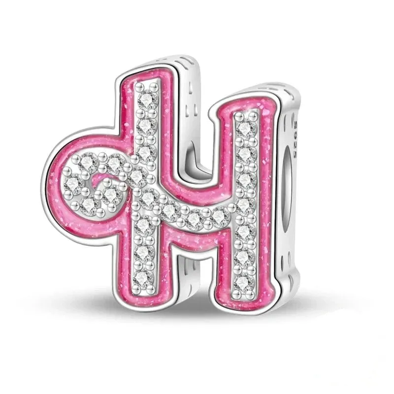 Charm Letras A - Z Inspiradas en Barbie