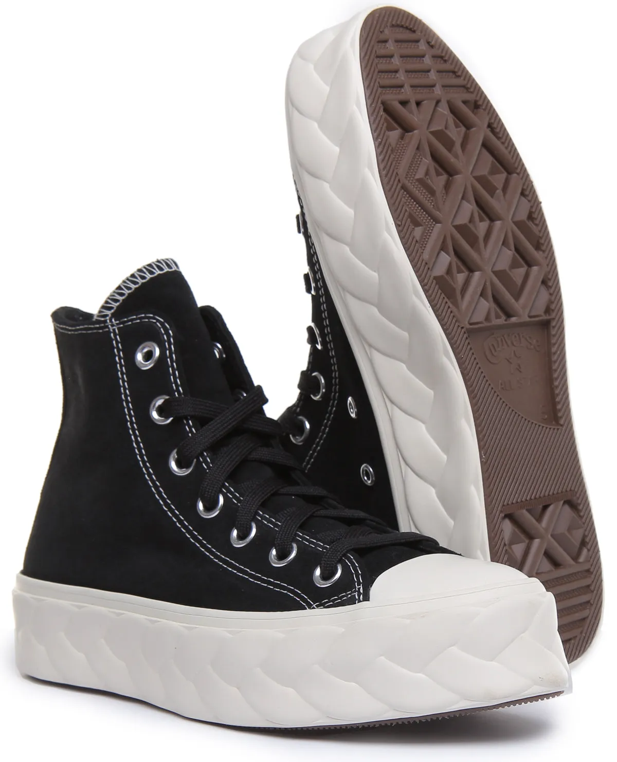 Converse Chuck Taylor All Star Runway Cable Zapatillas de lona para mujer en negro