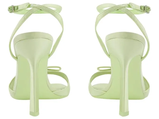 Dalia 105 Sandalias Lazo - Alexander Wang - Mariposa - Satén Verde 