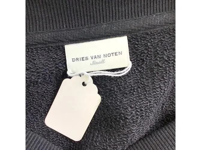 Dries Van Noten Seca van Noten Negro / verde / Sudadera rosa Haxo con mangas de jacquard de técnicas mixtas Multicolor 