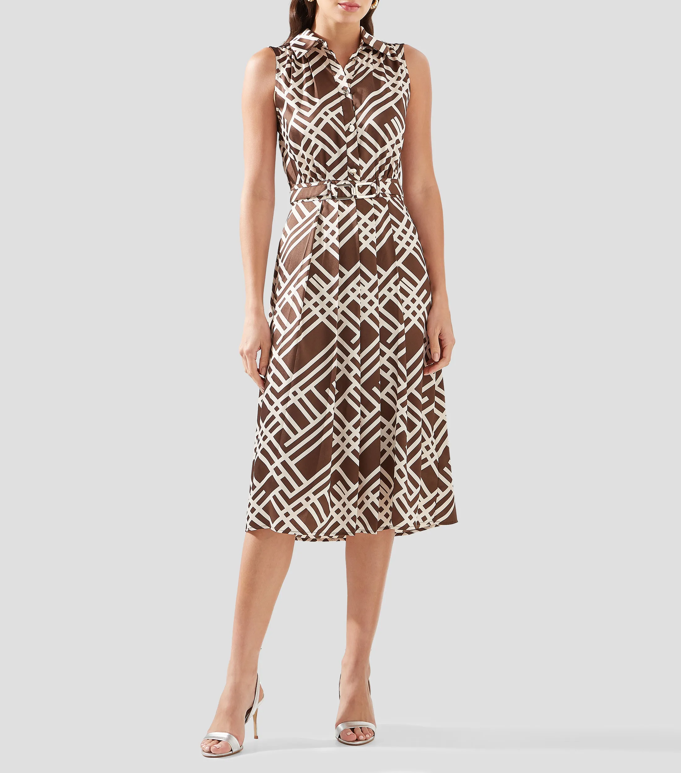 Liu Jo Vestido Midi estampado Mujer