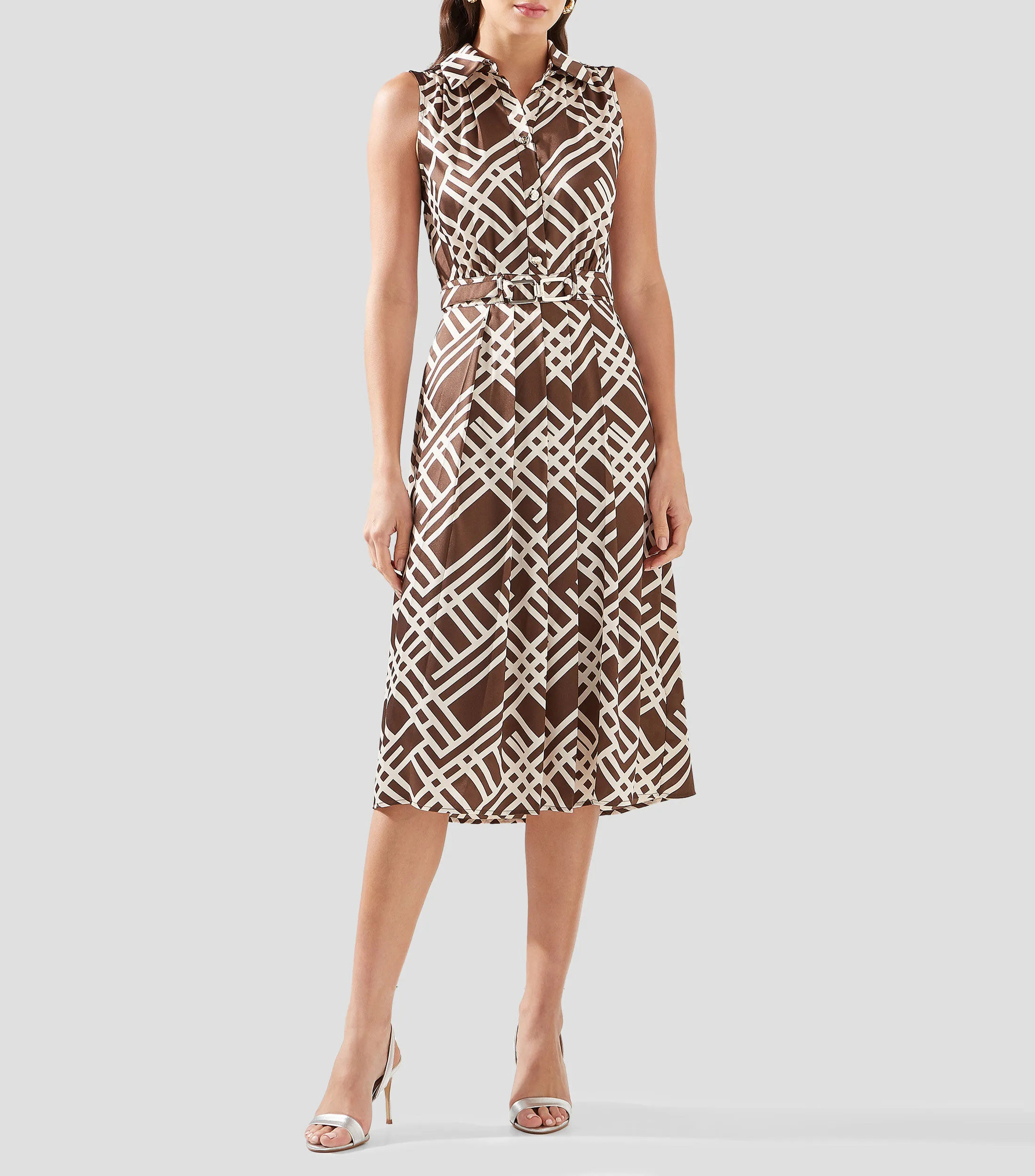 Liu Jo Vestido Midi estampado Mujer
