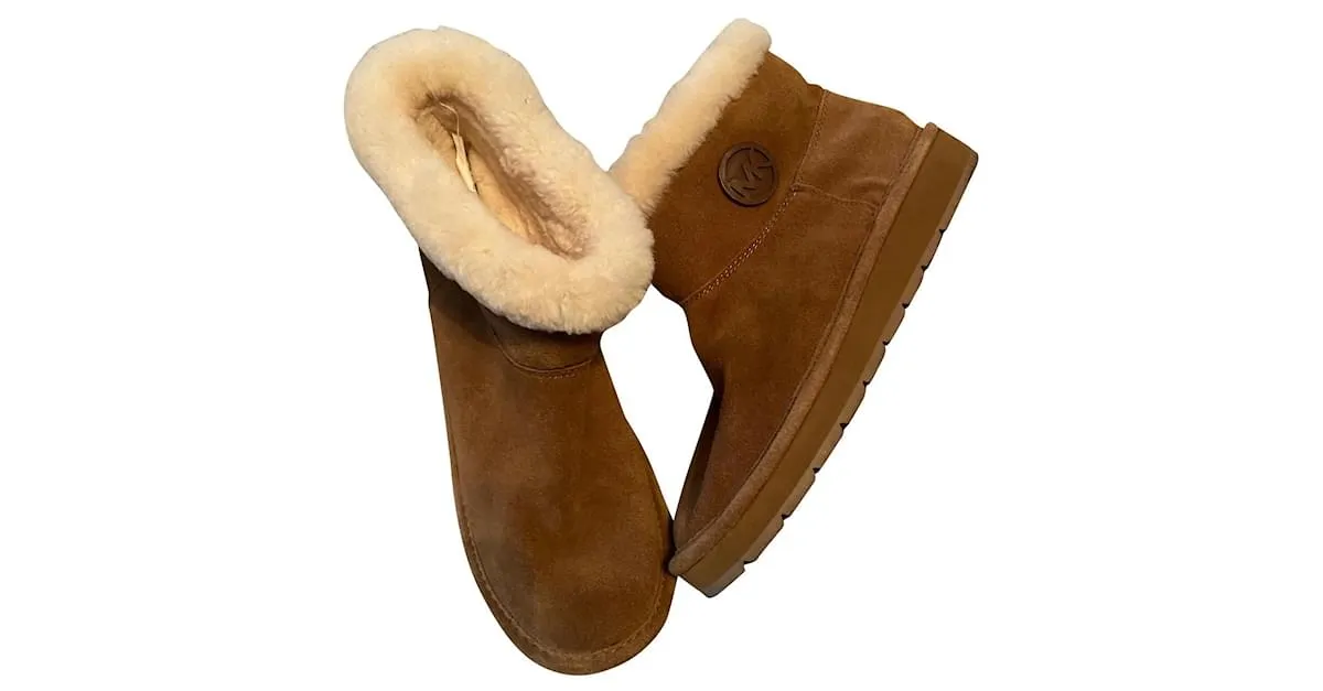 Michael Kors Botín ante camel Caramelo 