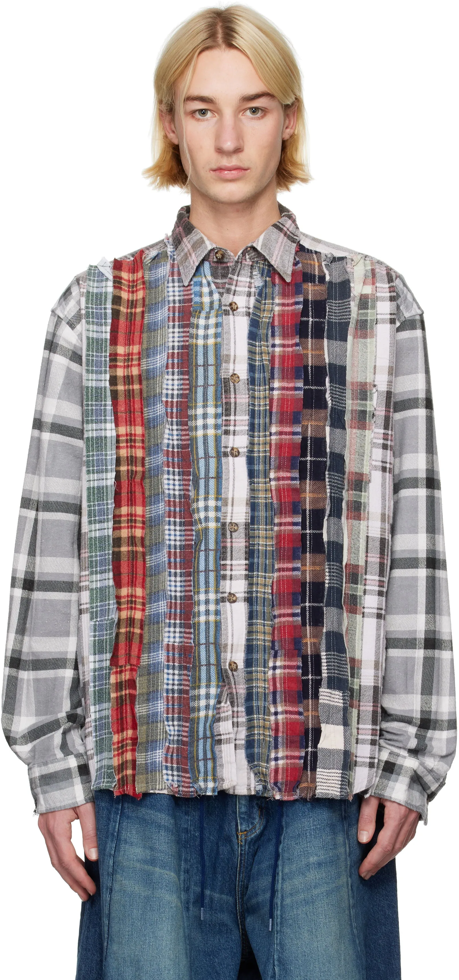 Needles Multicolor Ribbon Wide Shirt