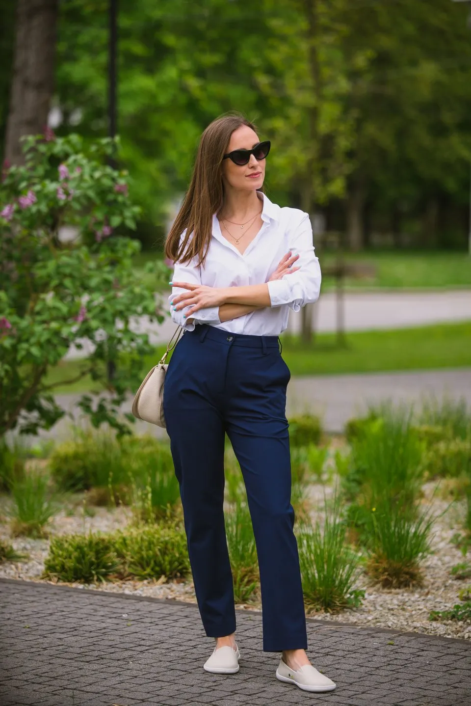 Pantalones de mujer Be Lenka Essentials - Navy