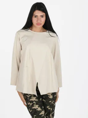 Solada Maxicamiseta oversize de mujer con manga larga