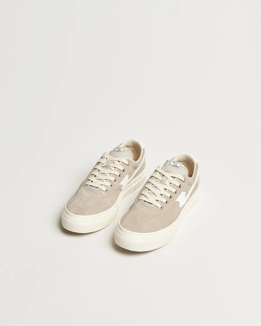 Stepney Workers Club Dellow S-Strike Suede Sneaker Lt Grey/White
