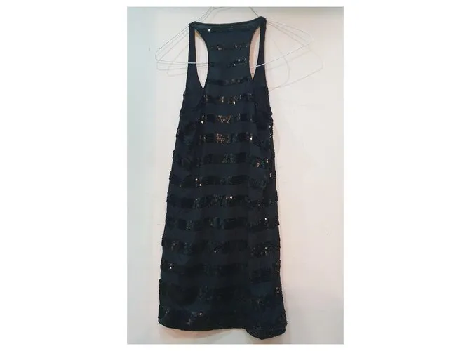 Vestido de seda Jean Paul Gaultier Negro 
