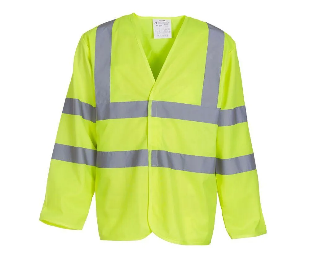 Yoko YK200 - Chaqueta de seguridad de manga larga - Hi Vis Yellow